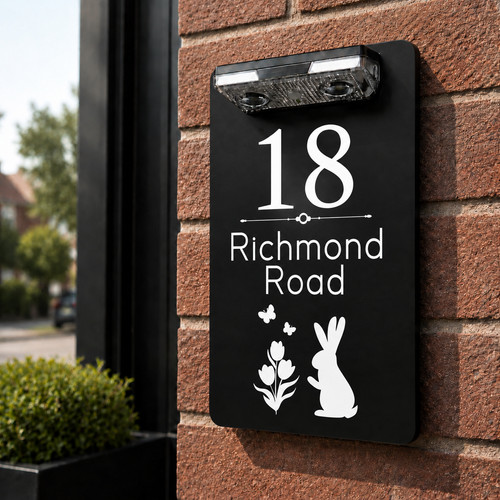 Personalised house number - personalised,