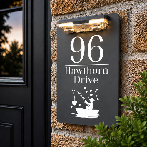 Personalise solar led house - solar,
