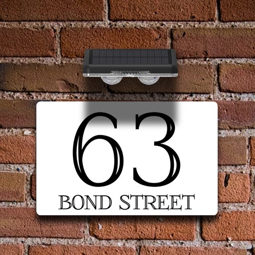 Outdoor personalised solar led - personalised,