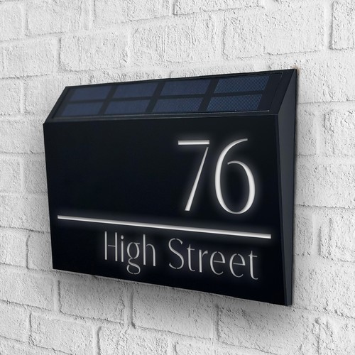Personalised solar powered - solar, led