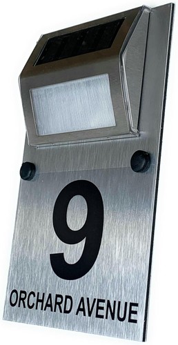 Solar led house - led, numbers