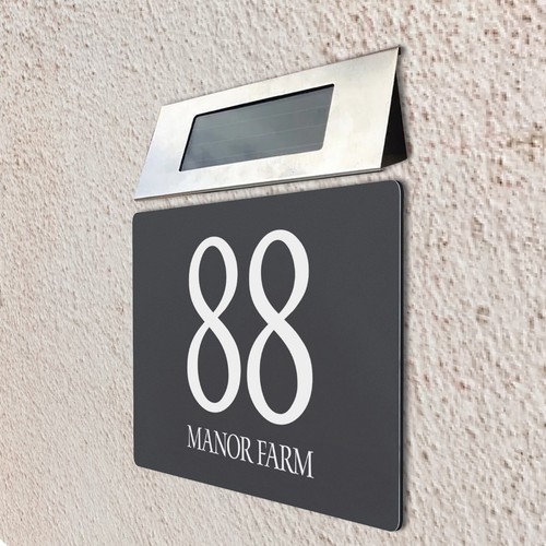 Personalised house number - personalised,