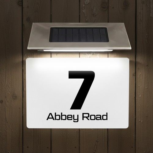 Outdoor solar house - house, number