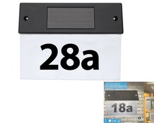 House Number Plaque Solar