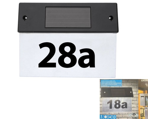 House number plaque - number,