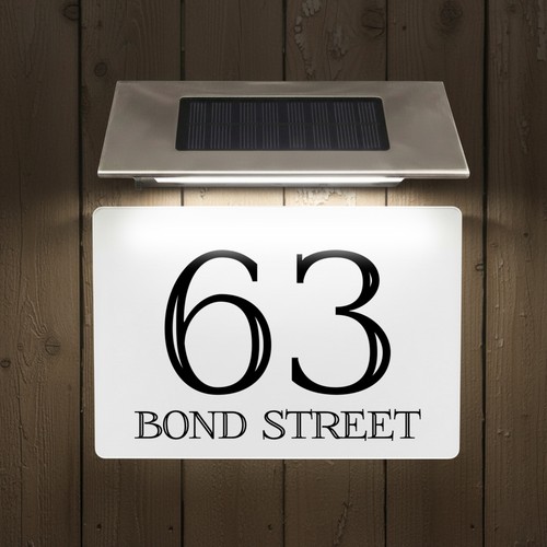 Personalised house number - personalised,
