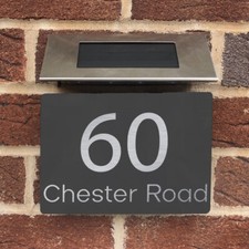 House Number Plaques House