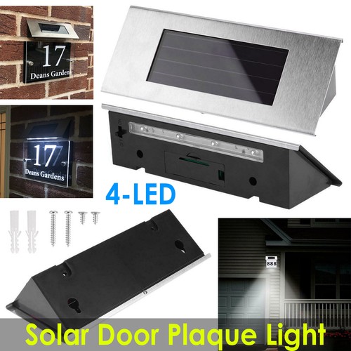 Solar powered house door - solar,