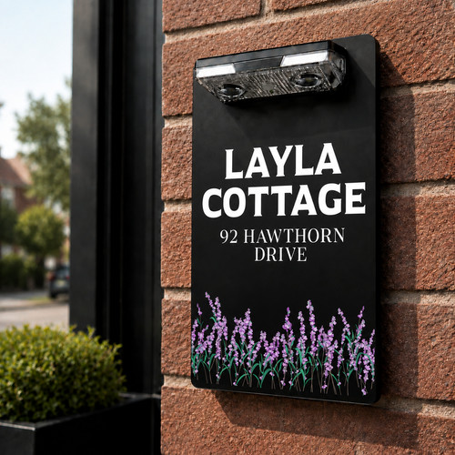 Personalised led solar - personalised, house