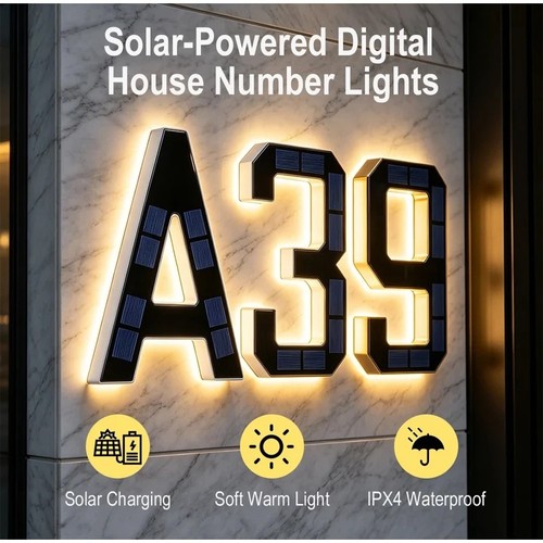 Led solar house - house, light