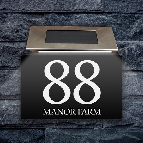 Laser house number plaques - laser,