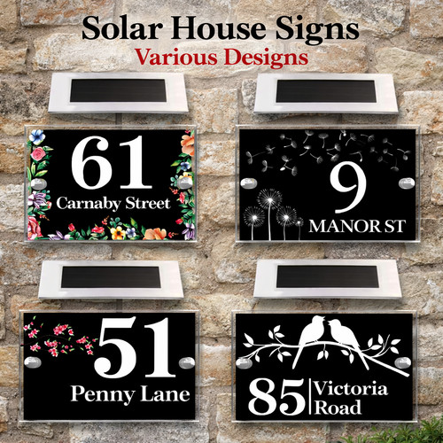 Personalised solar led house - personalised,