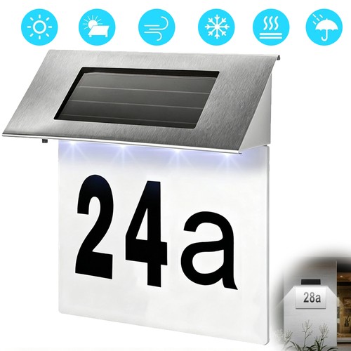 Solar house number - house,
