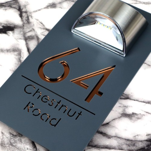 Laser house number plaques - laser,