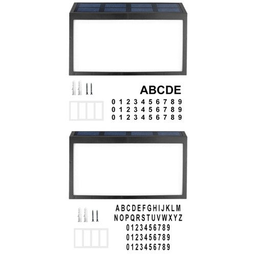 Solar house number light - solar,