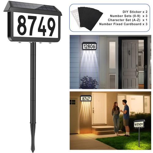 Led solar house address - solar,
