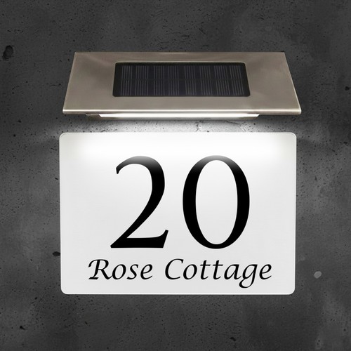 House number plaque - house,
