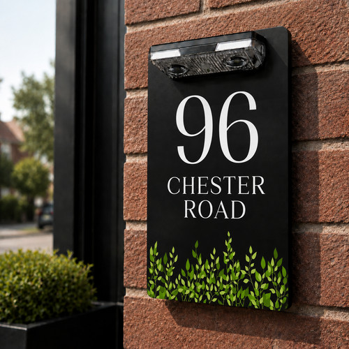 Solar house number - solar,