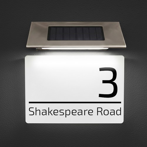 Personalised house number - personalised,