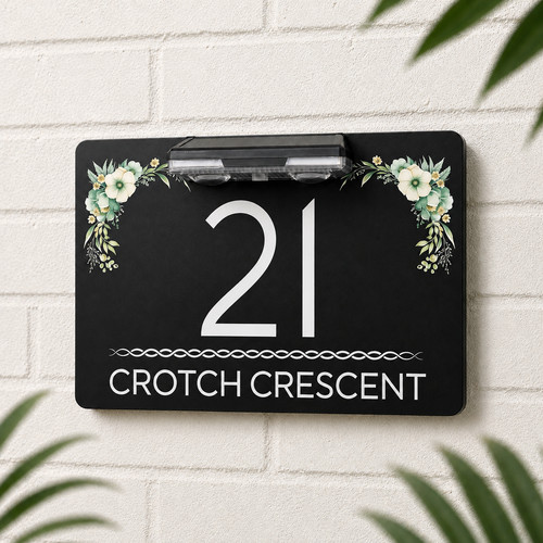 House number sign personalise - sign,