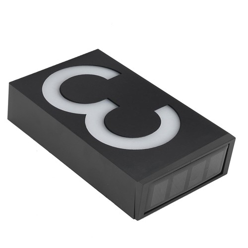 Solar led door number - led, light