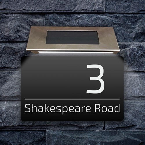 House number plaques - number,