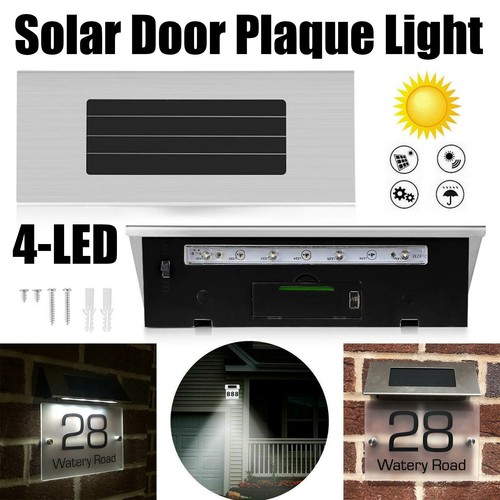 Solar powered house door - solar,