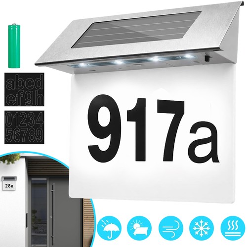 Solar light house signs door - light,