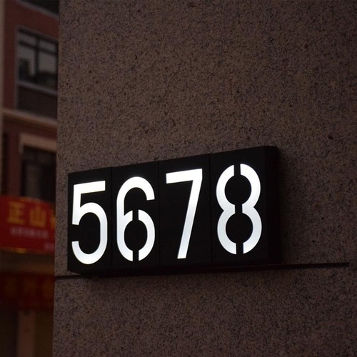 Solar led light house address - led,