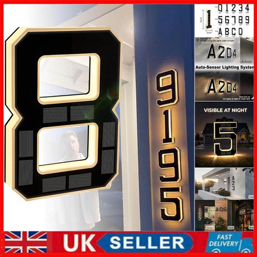 Solar led house numbers - led,