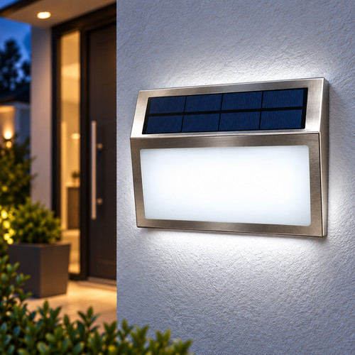 Solar powered house number - solar,