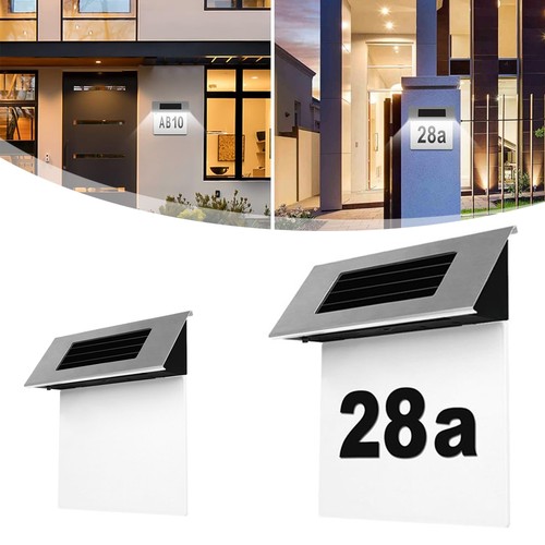 Solar doorplate number light - solar,