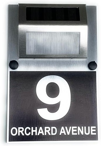 Custom led solar - led, number