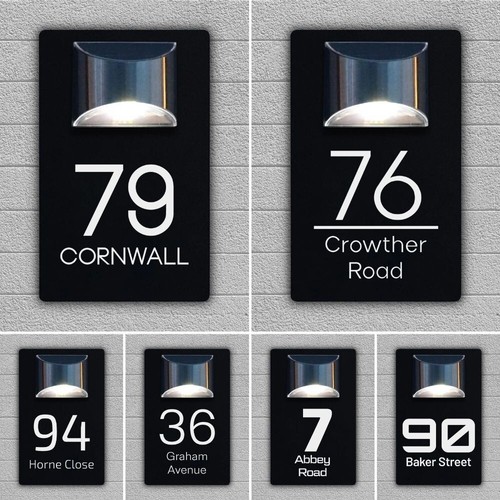 House number plaques - house,