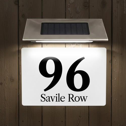 Lighted solar house - lighted,
