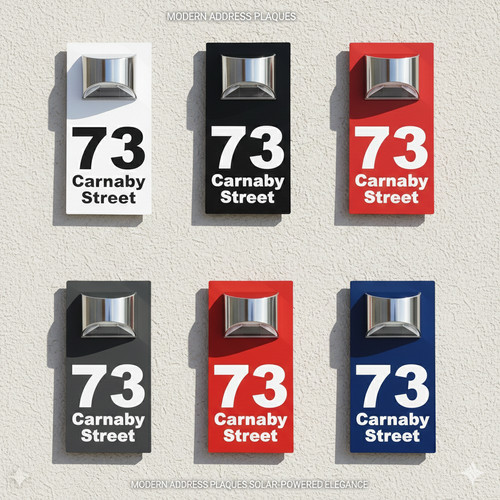 House number light - light, solar